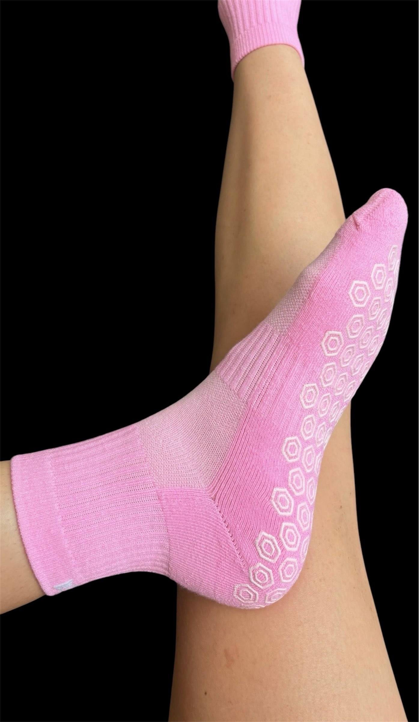 Pilates Pink Sock