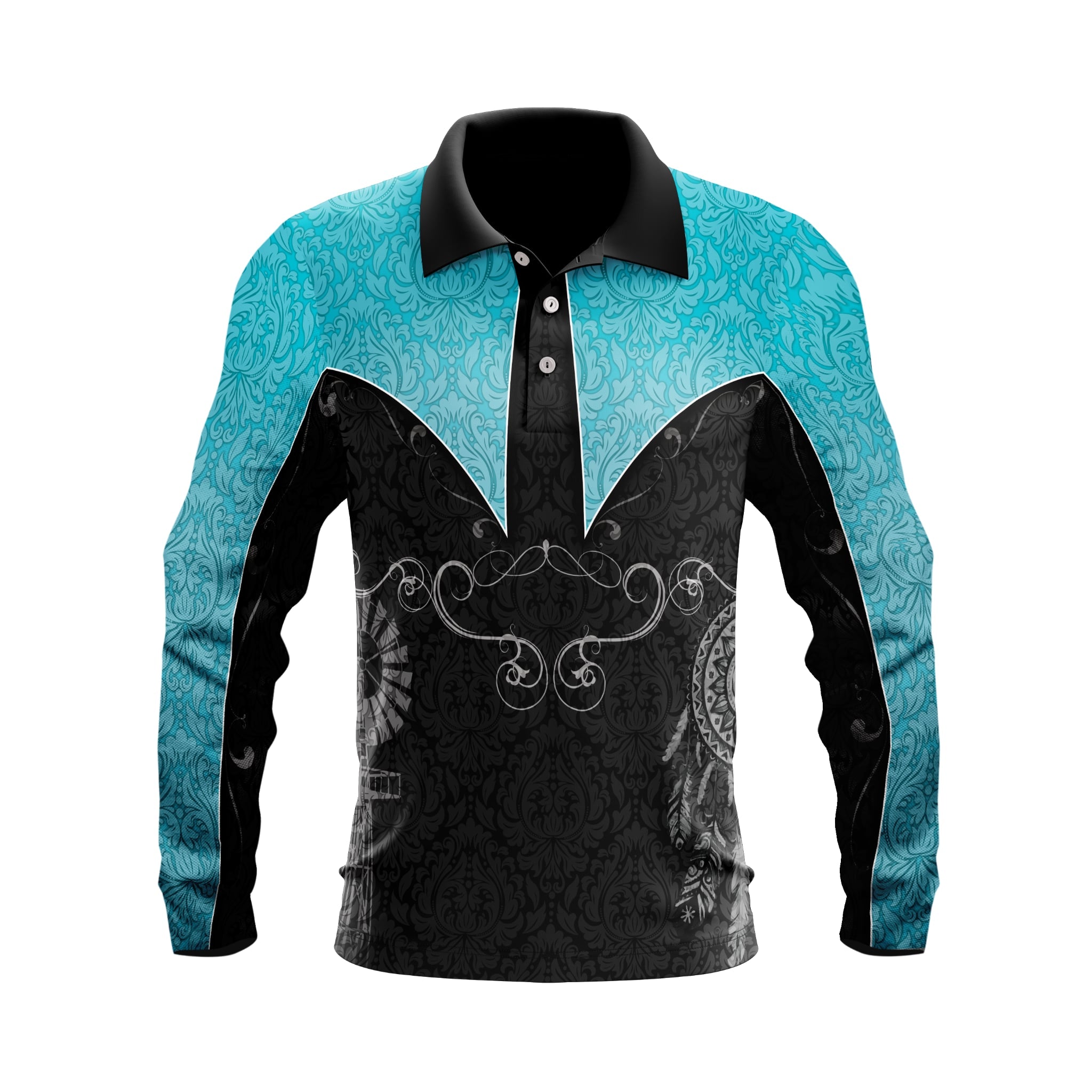 Cowgirl Tough Teal Polo shirt
