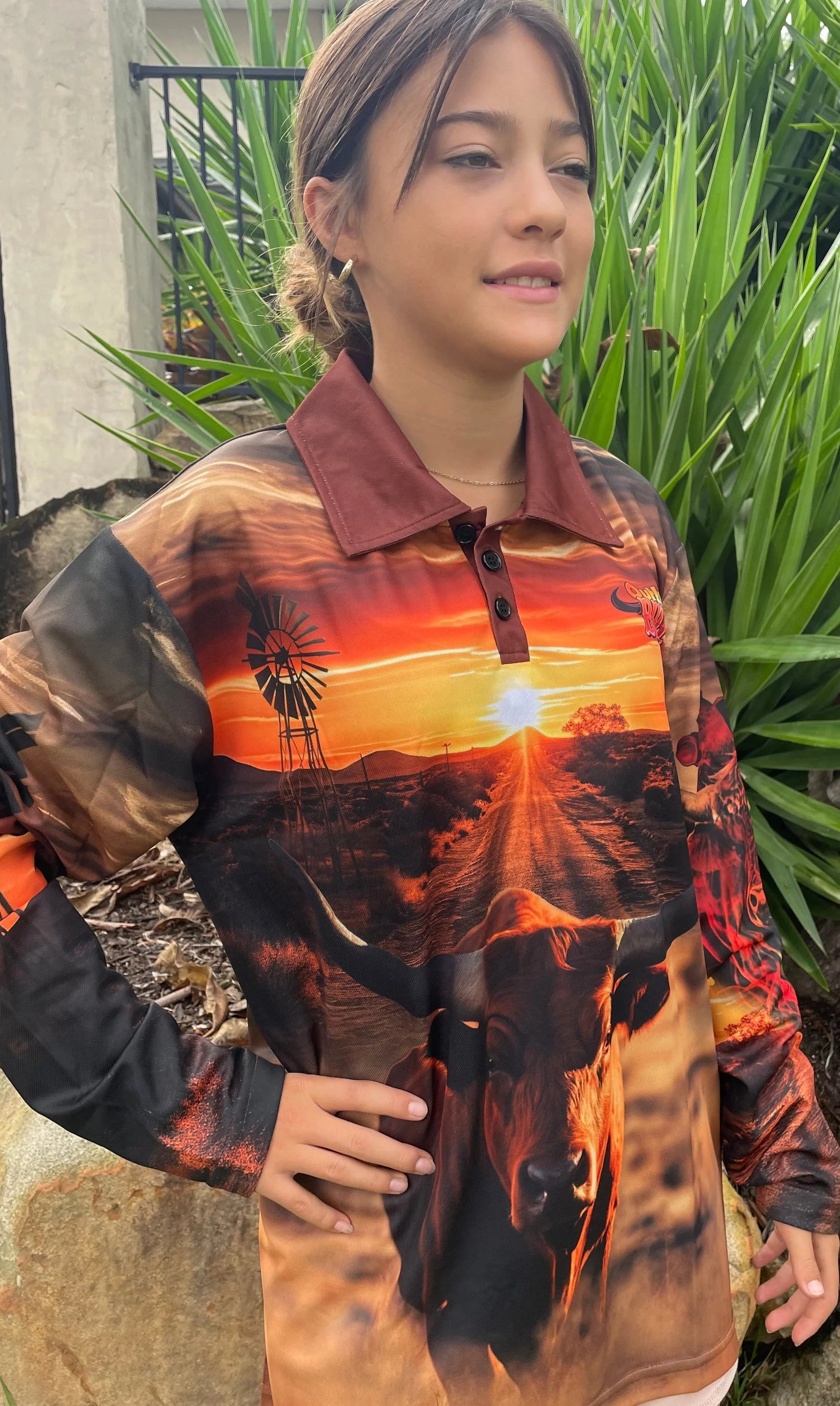 KIds Outback Bull Polo Shirt