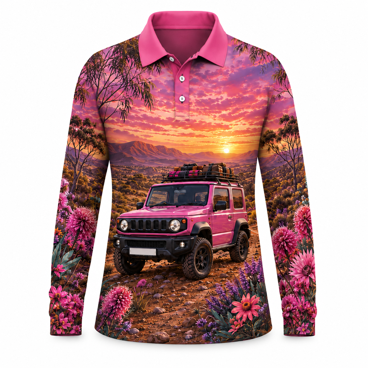 Jimny Livin Pink Polo Shirt