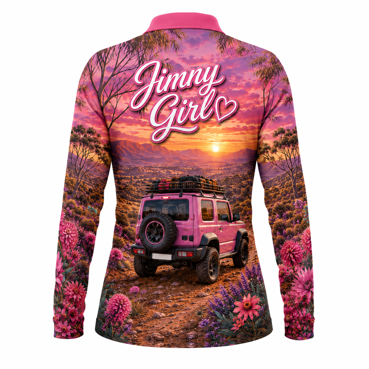 Jimny Livin Pink Polo Shirt