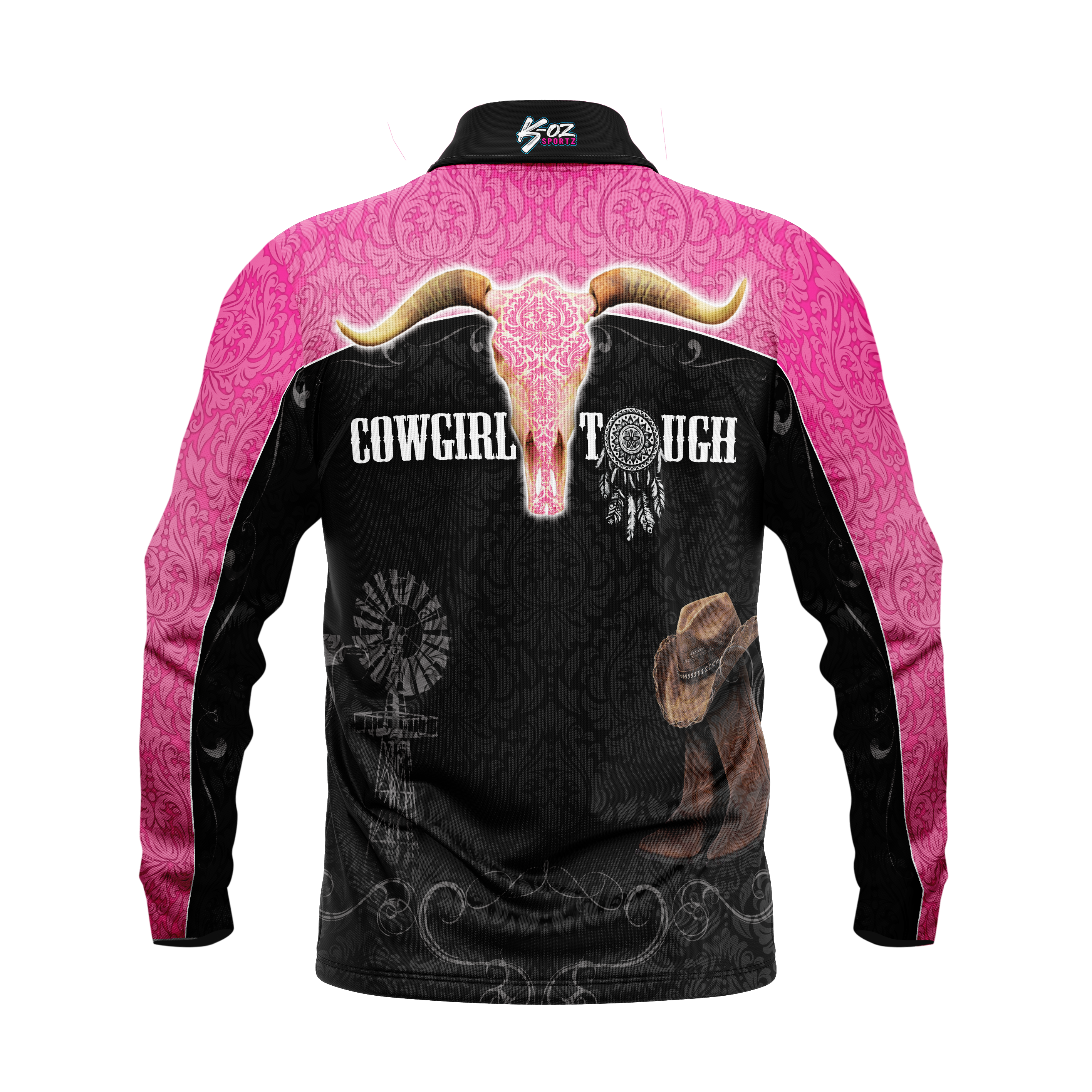 Cowgirl Tough Pink Polo shirt