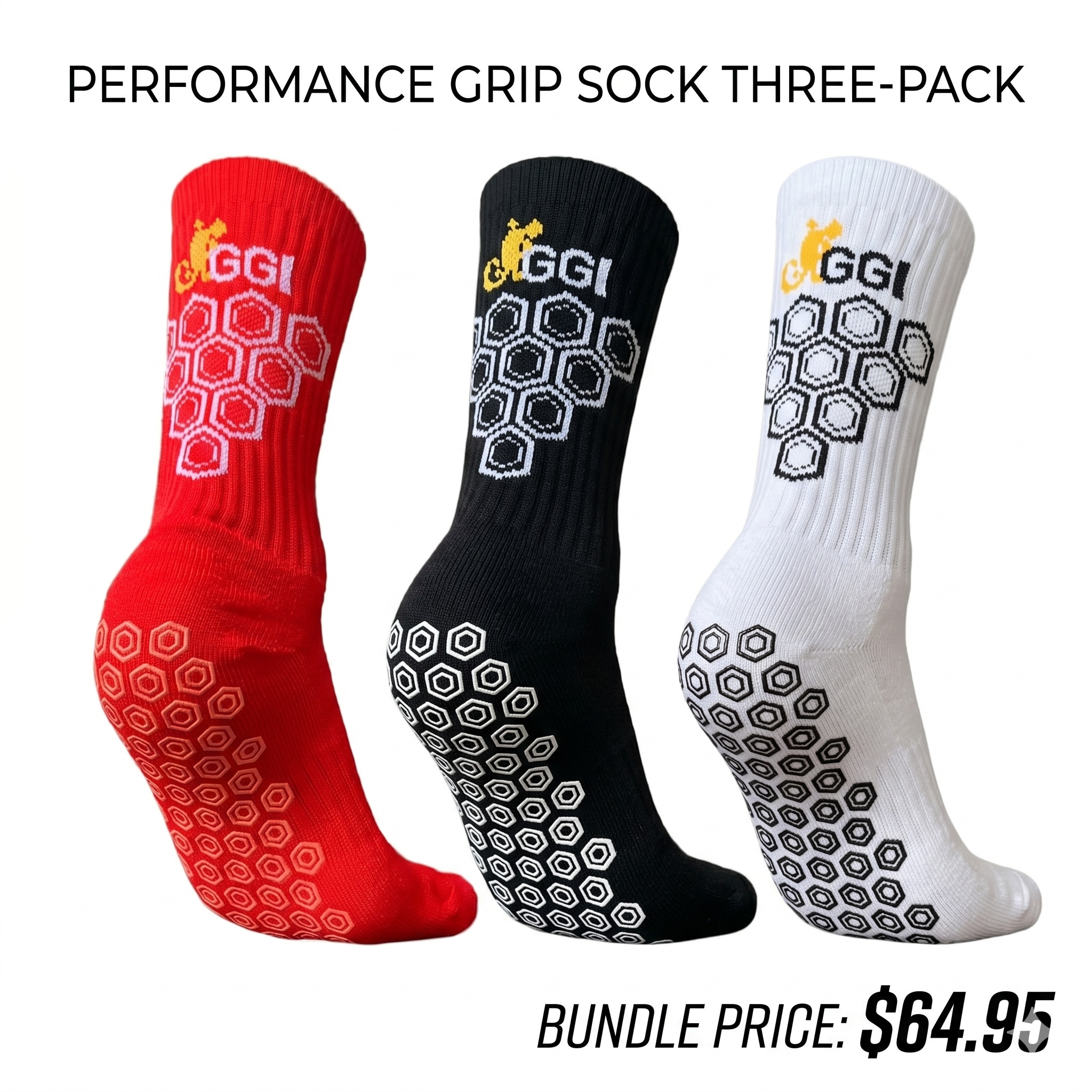 3 Sock pack bundle ( discount will auto apply )