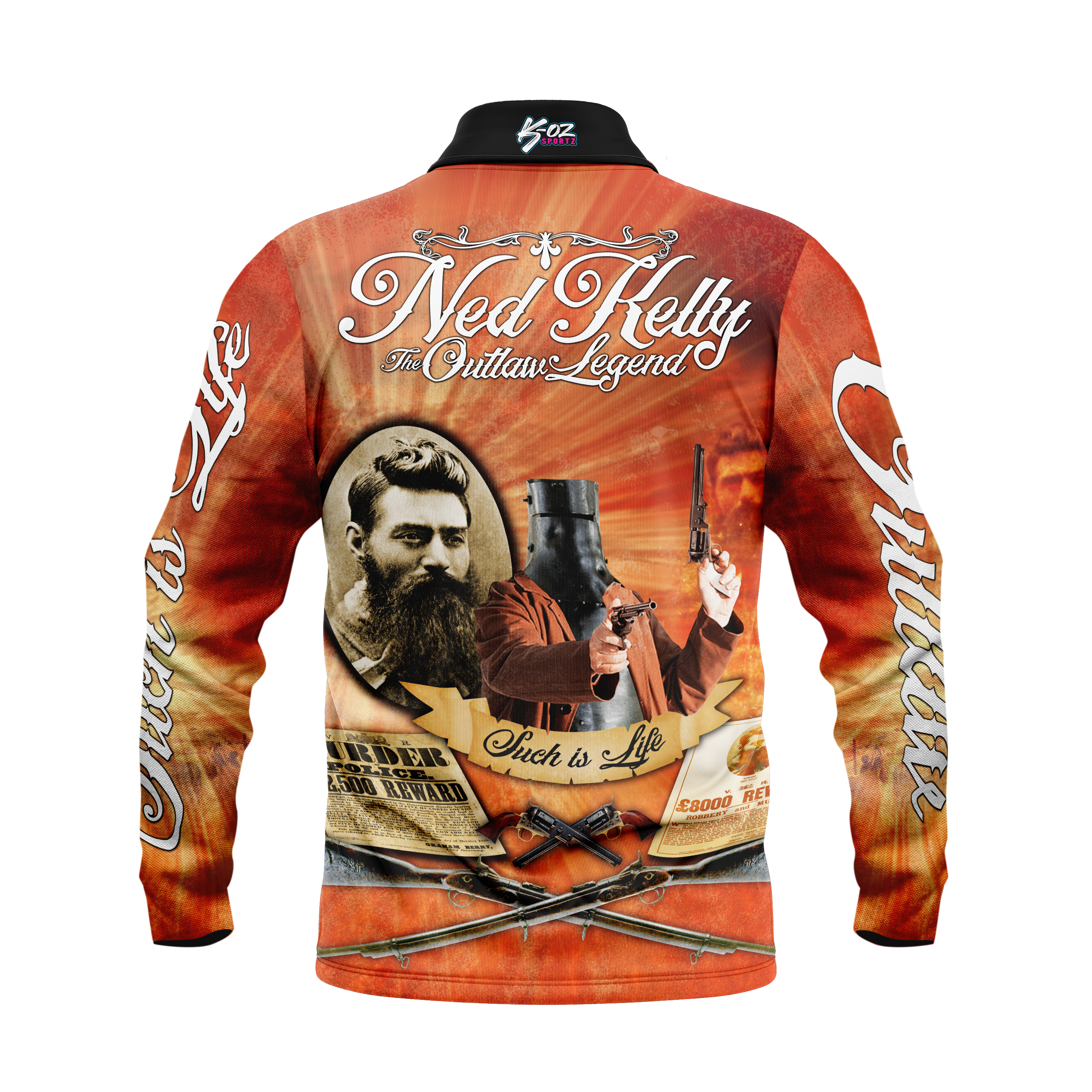 Ned Kelly Outlaw Polo Shirt