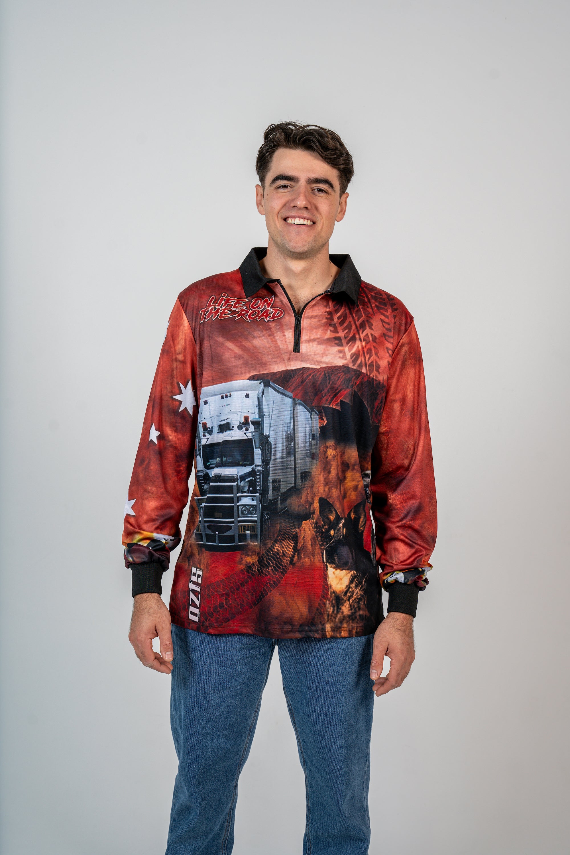 Roadtrain Red Polo shirt