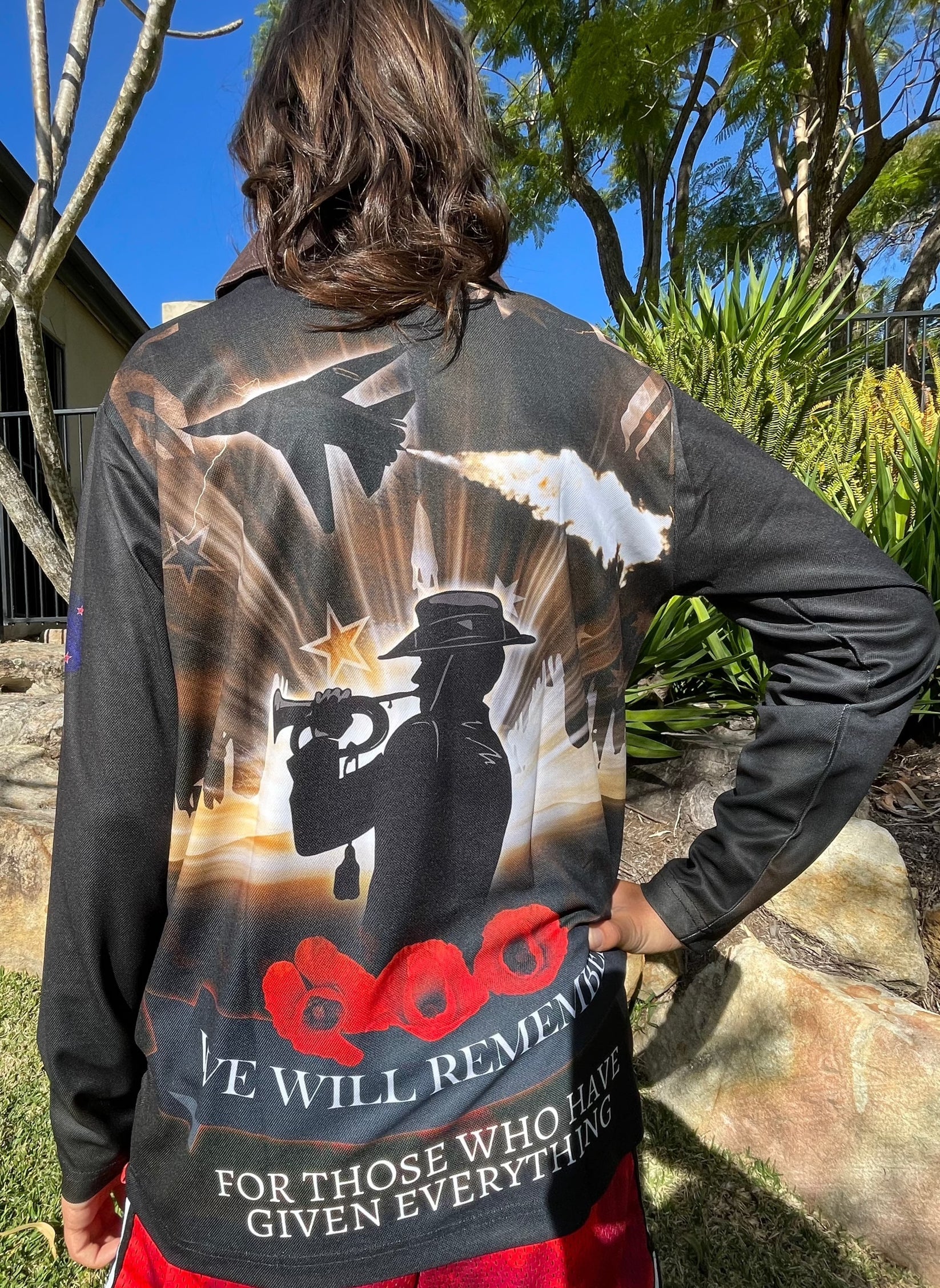 Anzac Brown Polo shirt