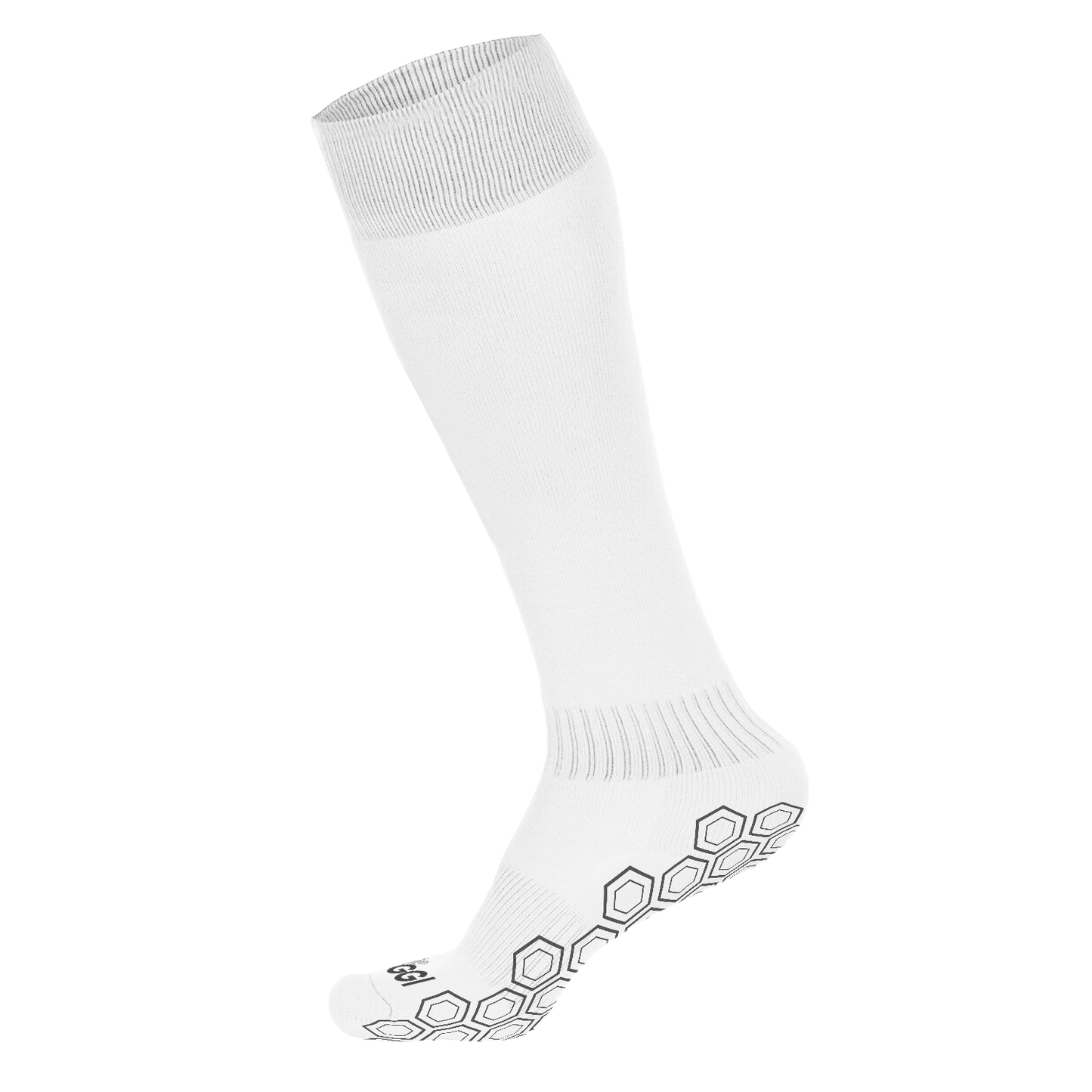 White Long Grip Sock