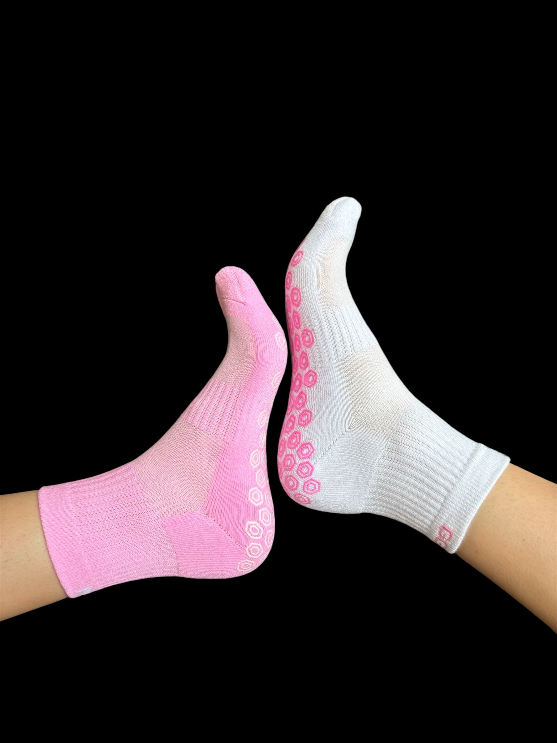 Pilates Pink Sock