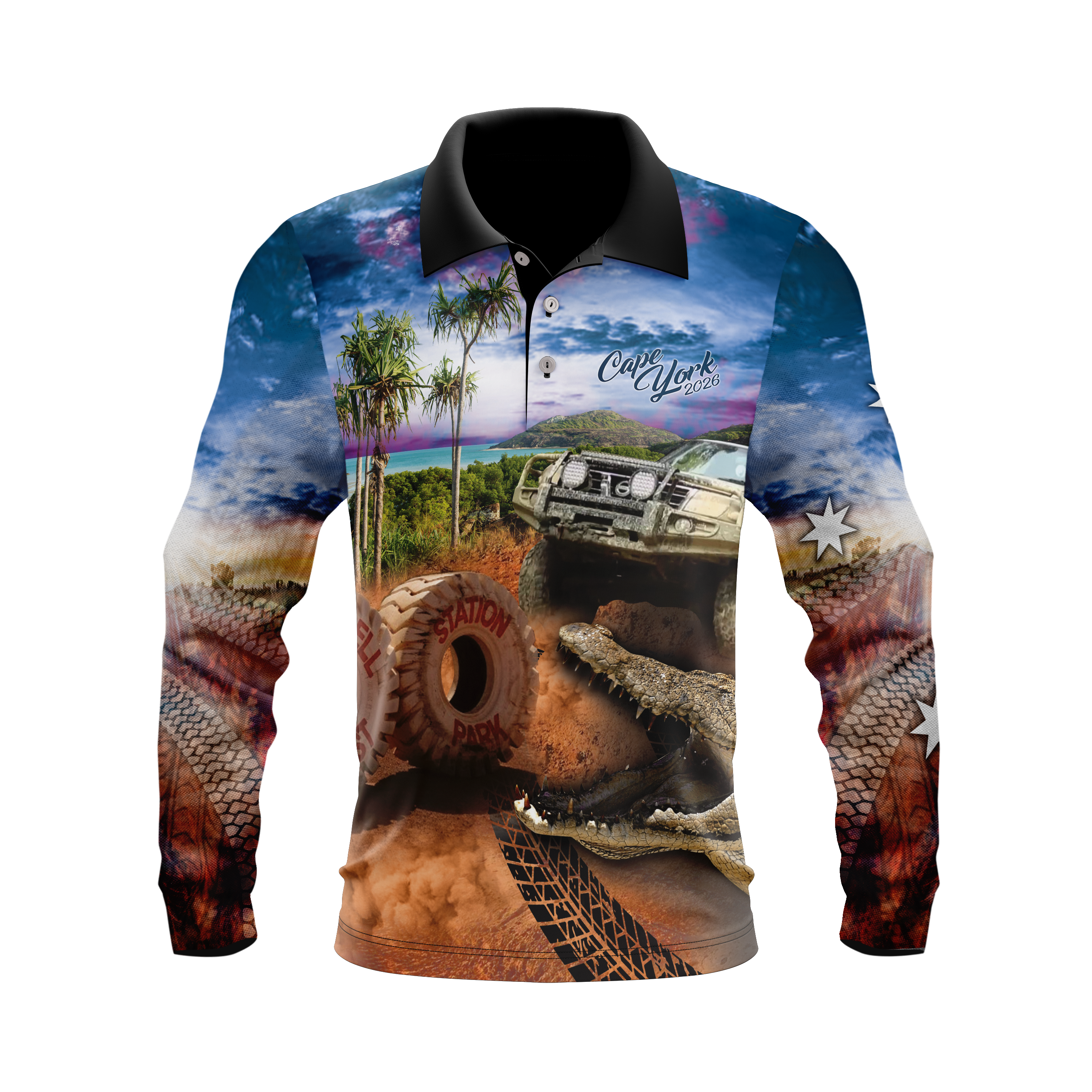 Cape York Blue 2026 Polo shirt