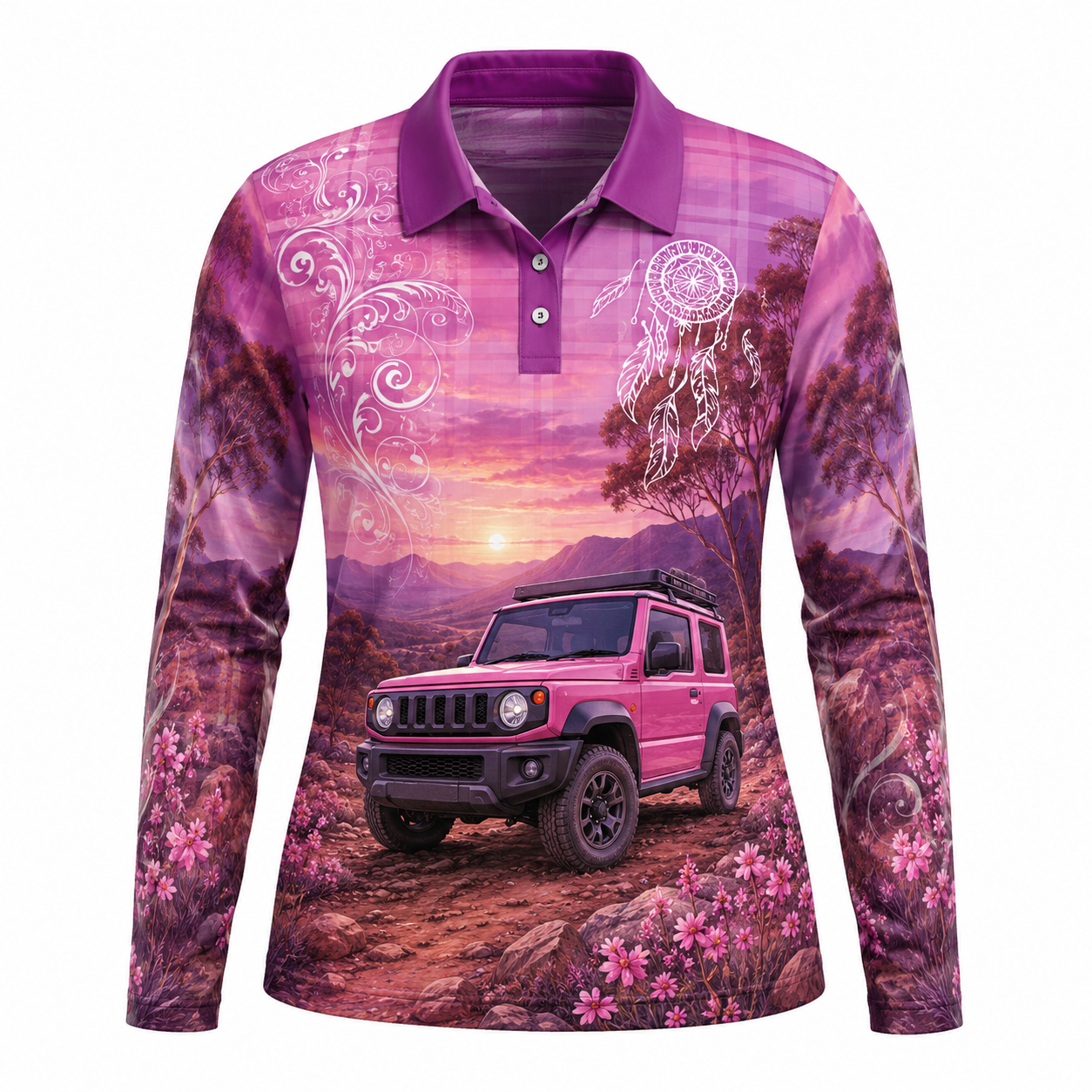 Jimny Livin Purple Polo Shirt