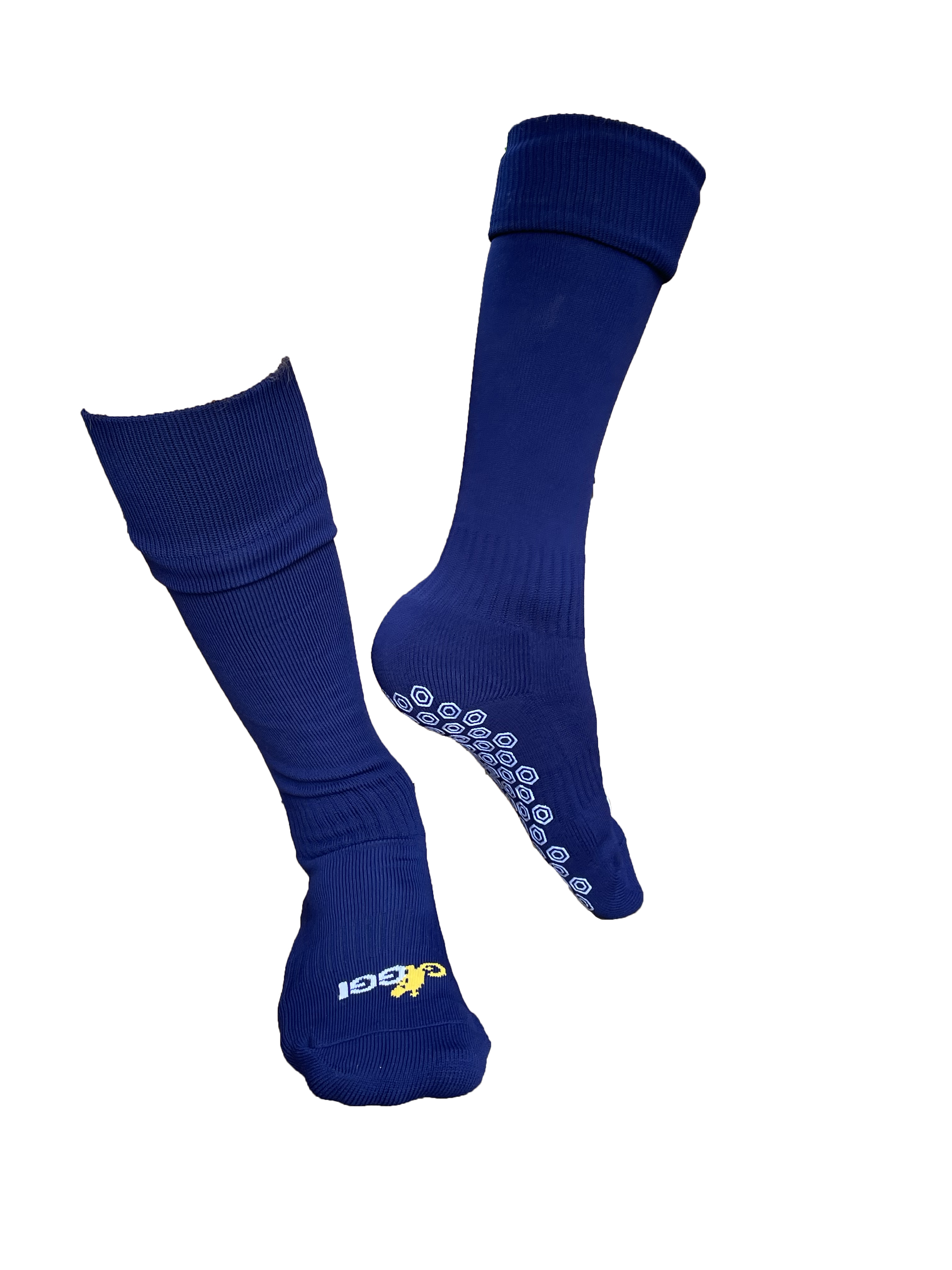 Navy Long Grip Sock