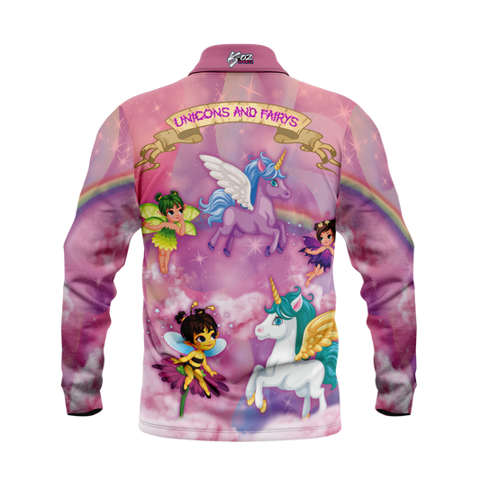 Kids Unicorns and Fairy's Polo shirt