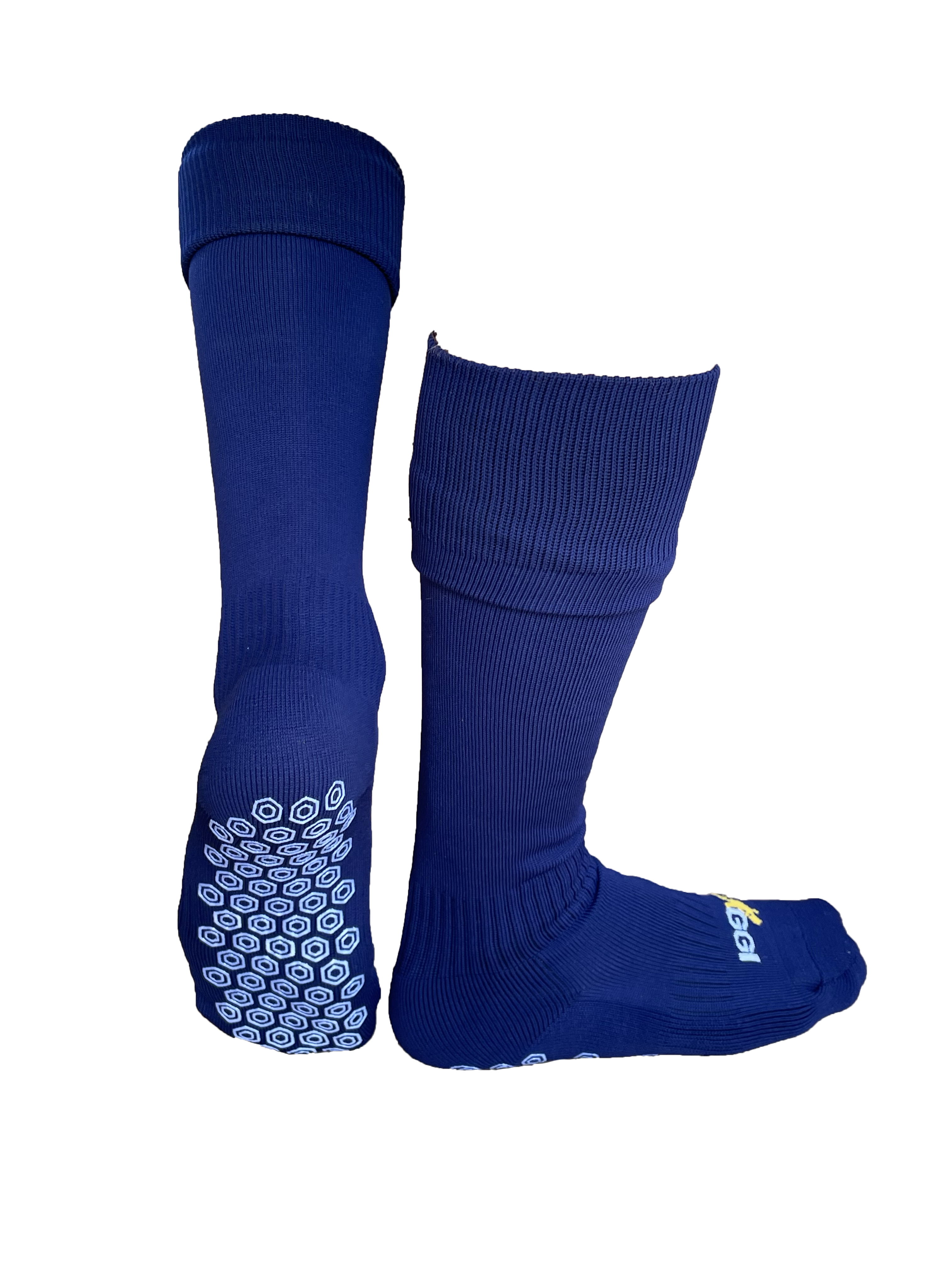 Navy Long Grip Sock