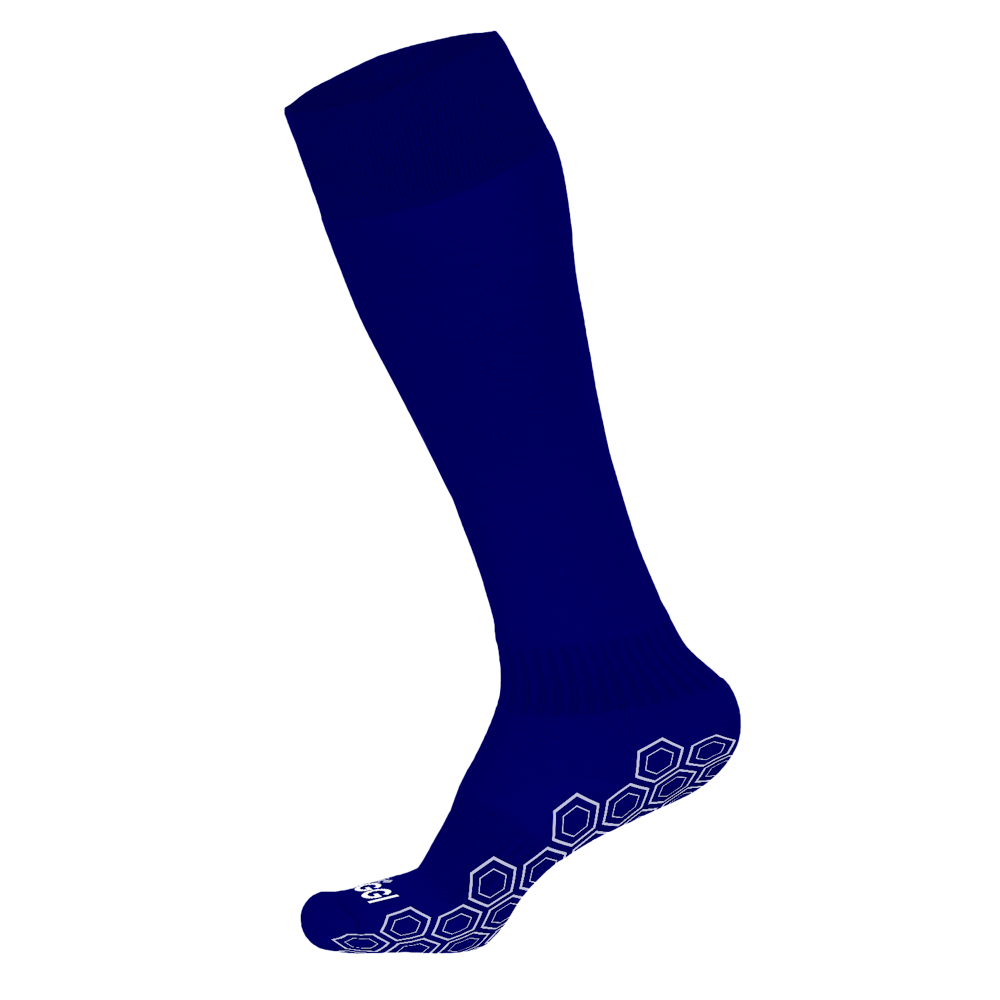 Navy Long Grip Sock