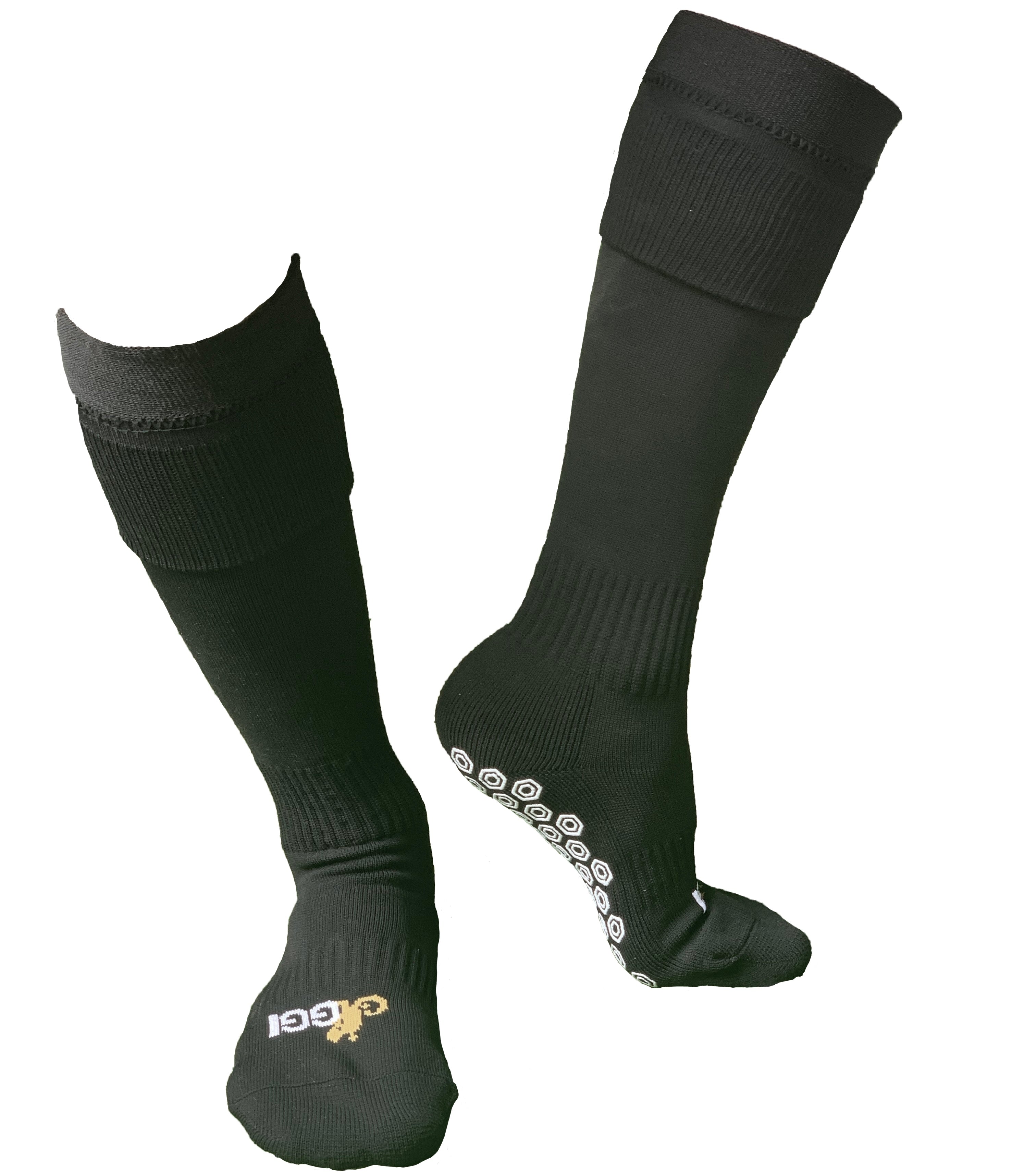 Black Long Grip Sock