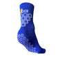 Königsblaue Grip-Socke